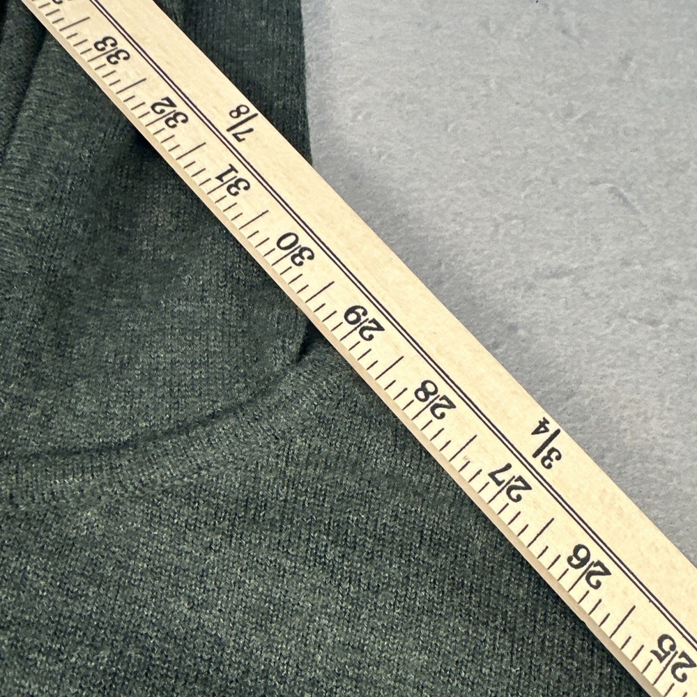 Athleta 100% Merino Wool Nopa Hooded Sweater Thumb Holes Forrest Green Size XXS - Picture 6 of 9